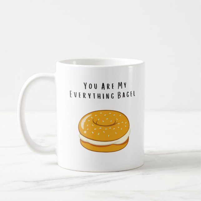 Mon tout Bagel Café Mug (Gauche)