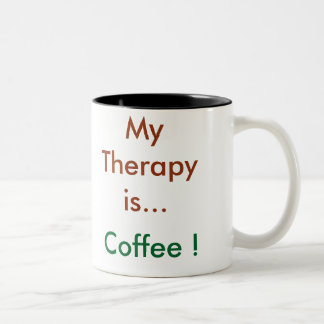 "Mon traitement est du café" Mug de café