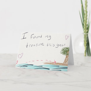 Mon trésor Carte Saint Valentin