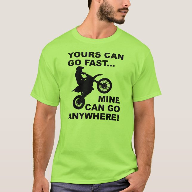 Mon Vélo Tout Terrain Peut Aller Partout T-Shirt M (Devant)