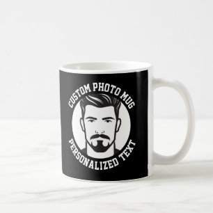 Mon visage sur un mug personnalisé NOIR