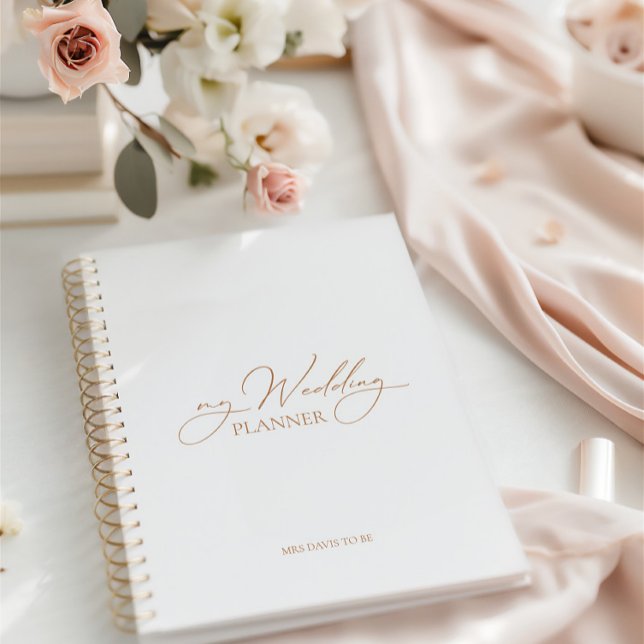 "Mon Wedding planner" Plans de mariage modernes et (My Wedding Planner Modern Elegant Wedding Plans Planner)