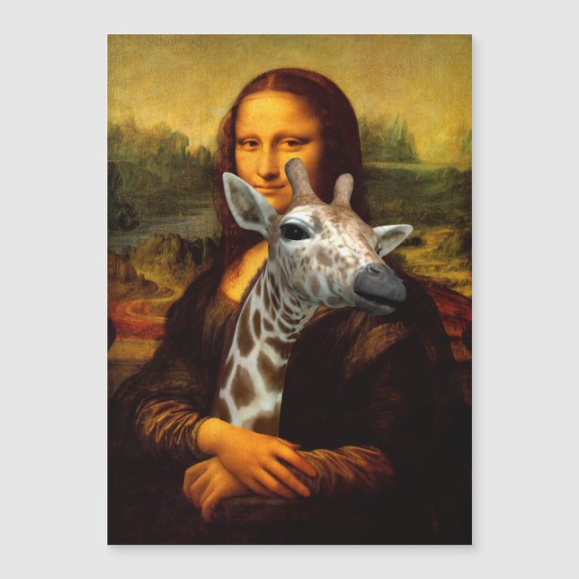 Mona Lisa aime les Giraffes sucrées (Devant)