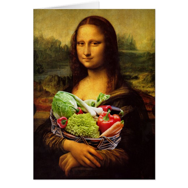 Mona Lisa aime les légumes (Devant)