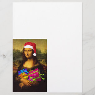Mona Lisa Arrive Comme Père Noël