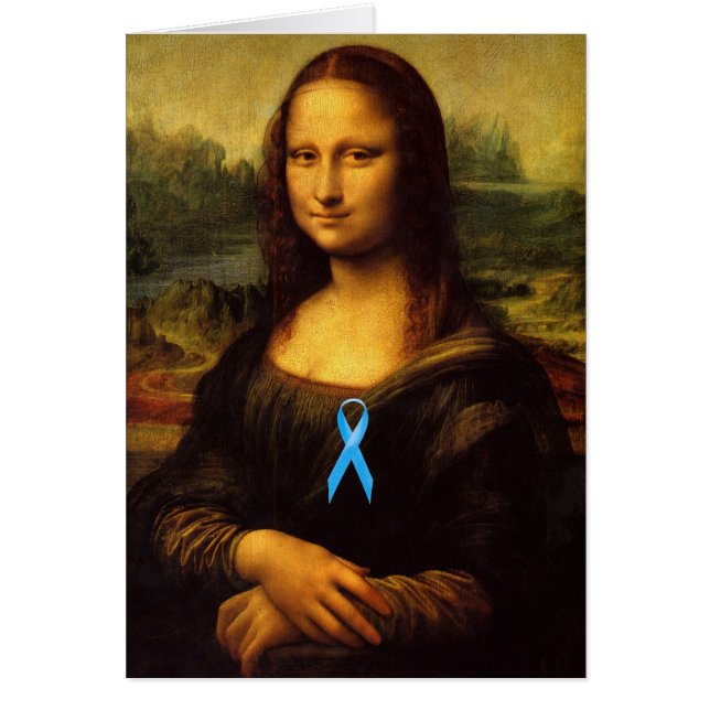 Mona Lisa Au Ruban Bleu (Devant)
