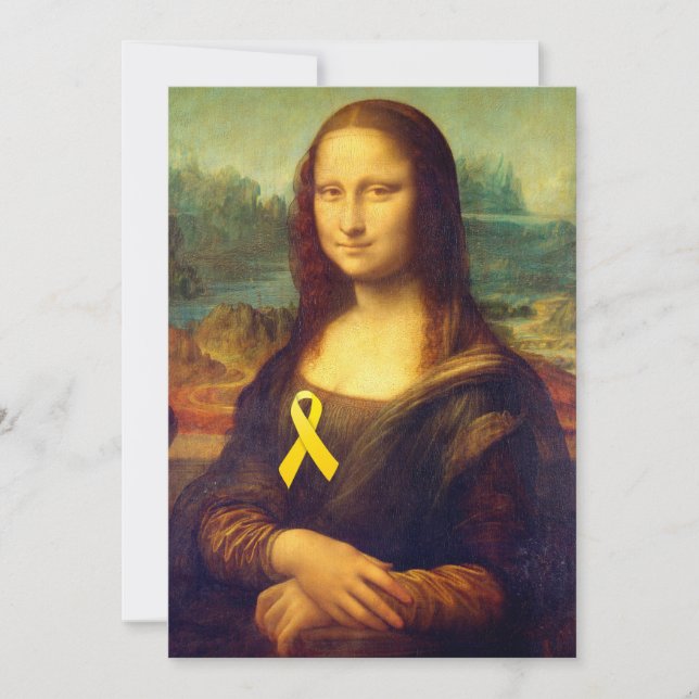 Mona Lisa Au Ruban Jaune (Devant)