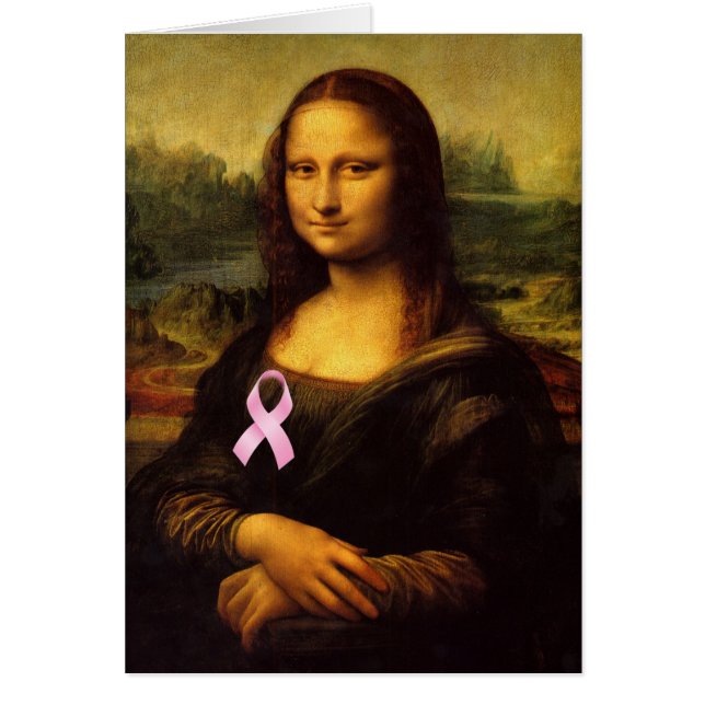 Mona Lisa Au Ruban Rose (Devant)