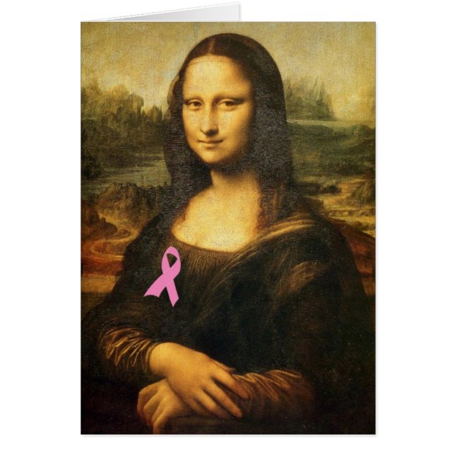 Mona Lisa Au Ruban Rose (Devant)