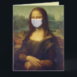 MONA LISA AVEC CARTE D'ANNIVERSAIRE MASK FUNNY<br><div class="desc">CARTE D'ANNIVERSAIRE FUNNY MONA LISA</div>