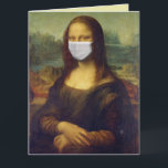 MONA LISA AVEC CARTE D'ANNIVERSAIRE MASK FUNNY<br><div class="desc">CARTE D'ANNIVERSAIRE FUNNY MONA LISA</div>