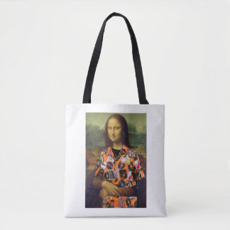Mona Lisa avec le 40e sac fourre-tout de t-shirt d
