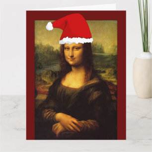 MONA LISA CHRISTMAS GRANDES CARTES SOURIRE !