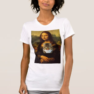 Mona Lisa et son chat, T-shirts