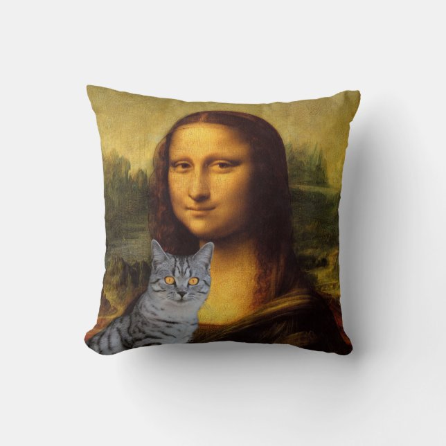Mona Lisa et son Coussin de chat (Recto)