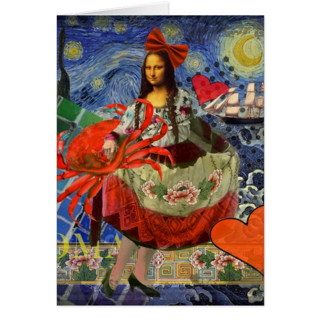 Mona Lisa Fun Zodiac Whimsical (Devant)