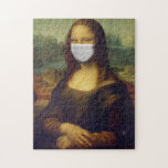 MONA LISA FUNNY MASK JIGSAW PUZZLE<br><div class="desc">MONA LISA AVEC MASK PUZZLE</div>
