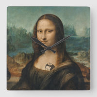 Mona Lisa, horloge murale mise à jour