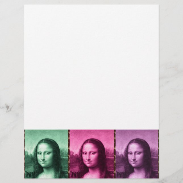 Mona Lisa Imprimé Animal Vert Rose Violet (Devant)