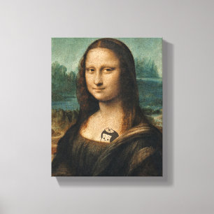 Mona Lisa, Mise à jour de l'impression de toile