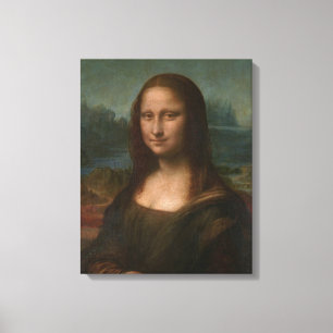 Mona Lisa Peinture de gomme Toile Poster Mur Art P