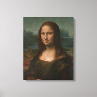 Mona Lisa Peinture de gomme Toile Poster Mur Art P