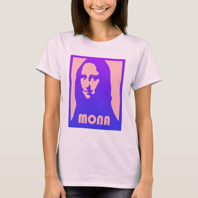 Mona Lisa Pop Art - T-shirt (Devant)