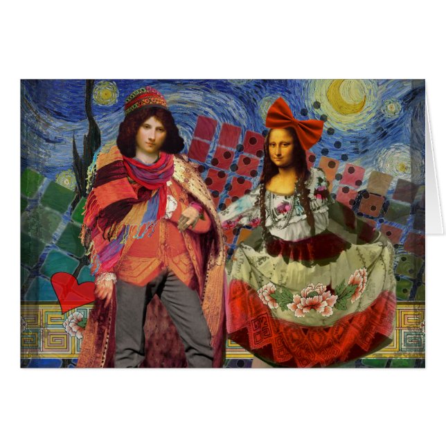 Mona Lisa Romance colorée (Devant horizontal)