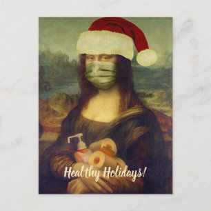 Mona Lisa vous souhaite des vacances saines Carte 
