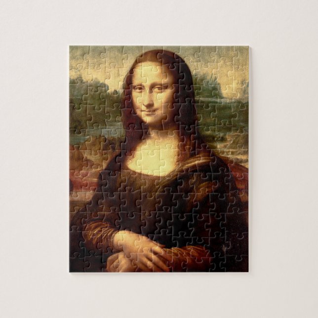 Mona Liza Jigsaw Puzzle (Vertical)