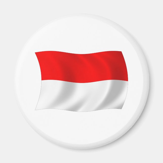 Monaco Flag Magnet (Devant)
