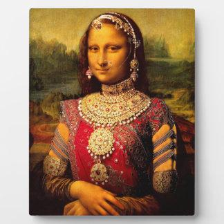 Monalisa royal indien - Plaque de table avec Easel
