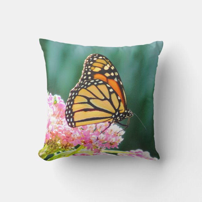 Monarch Butterfly Coussin de beauté (Recto)