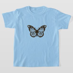 Monarch Butterfly Design - T-shirt de base pour fi