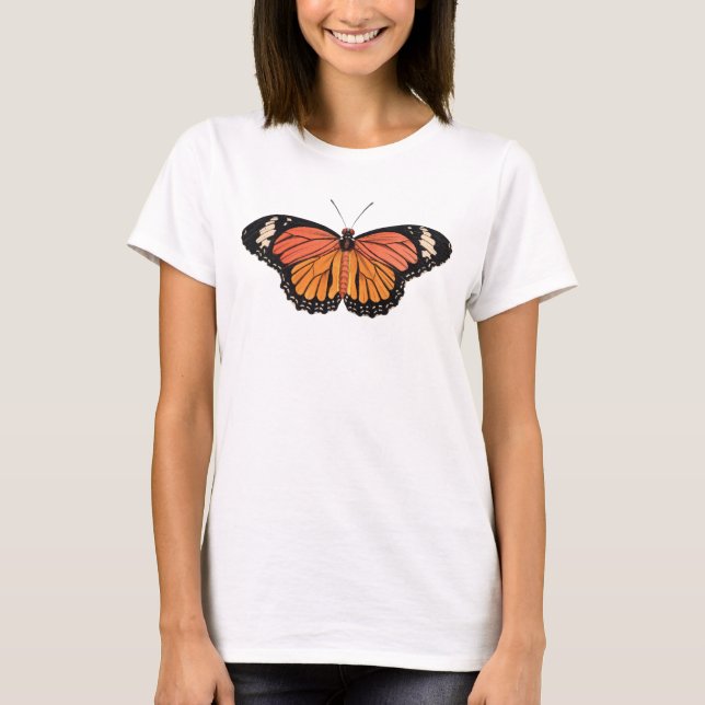 Monarch Butterfly Women's Basic T-shirt (Devant)