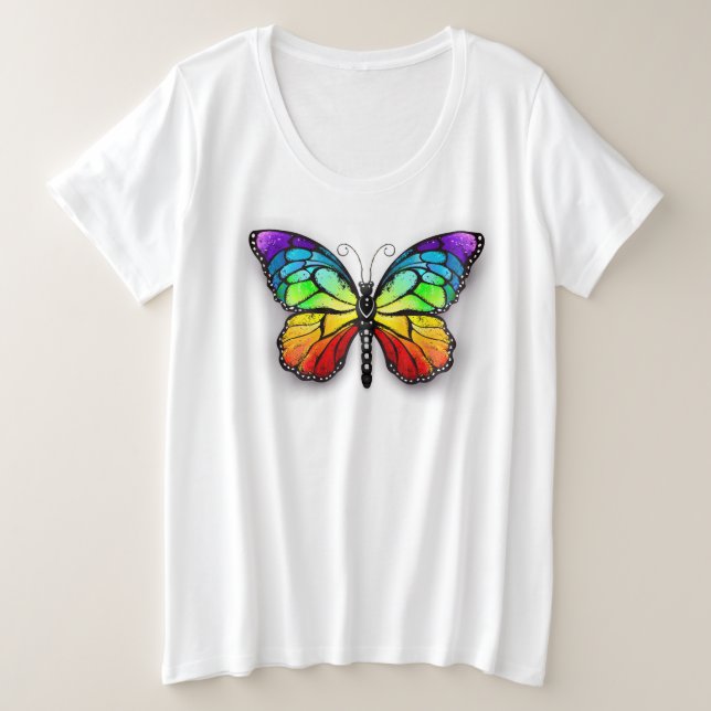 Monarque papillon arc-en-ciel (Design devant)