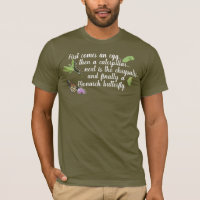Monarque papillon cycle de vie T-shirt