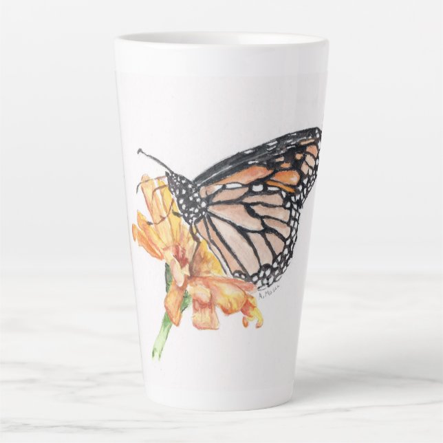 Monarque Papillon design sur une Mug / Coupe (Devant)