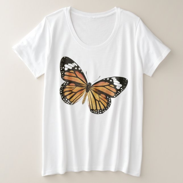 Monarque papillon femmes Bella+Canvas Slouchy Boy (Design devant)