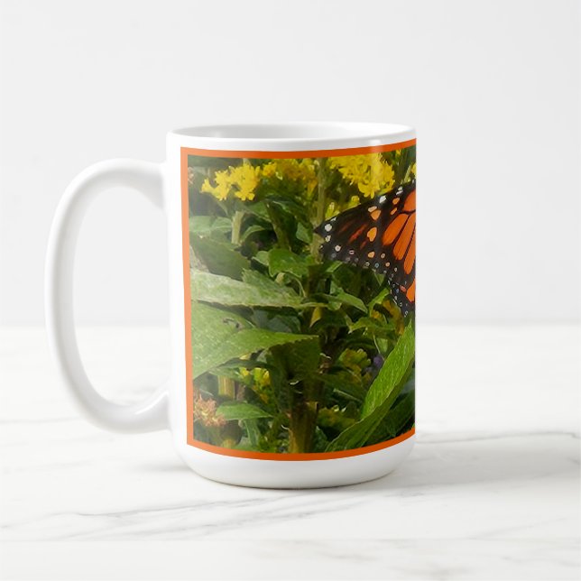 Monarque papillon Mug (Gauche)