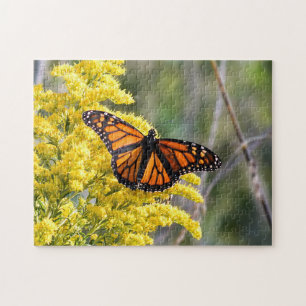 Monarque papillon sur Goldenrod Puzzle