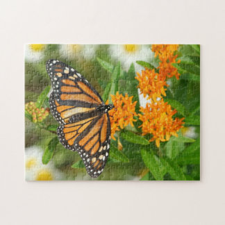 Monarque sur Papillon Weed Puzzle Puzzle