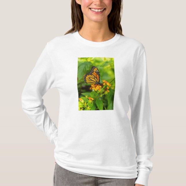 Monarque Sur T-Shirt Lantana Long Manches (Devant)