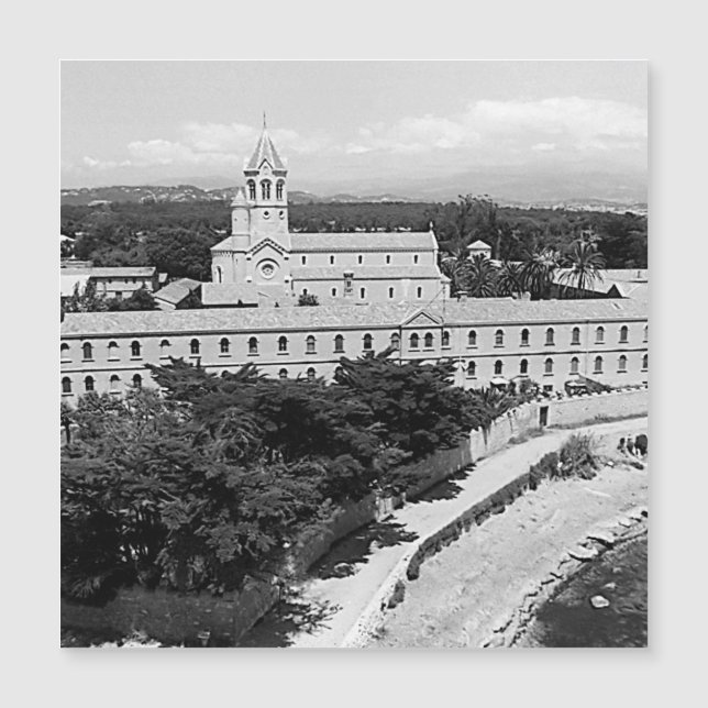 Monastère de l'île vintage Cannes-Saint-Honorat (Devant)