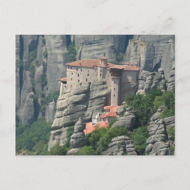 Monastère de Meteora 1 Carte postale (Devant)