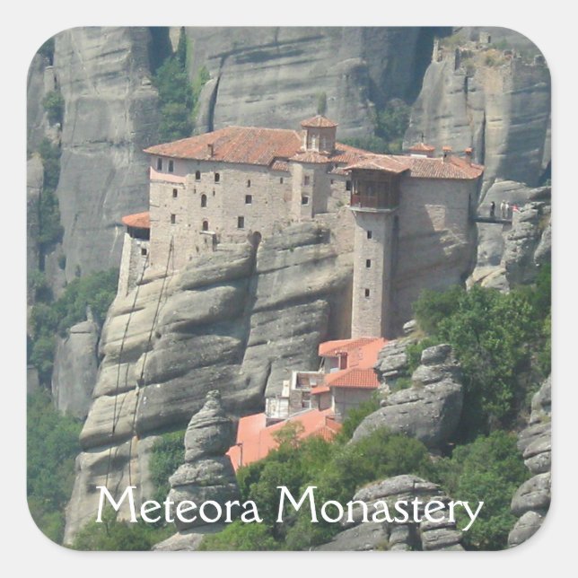 Monastère de Meteora 1 Sticker (Devant)