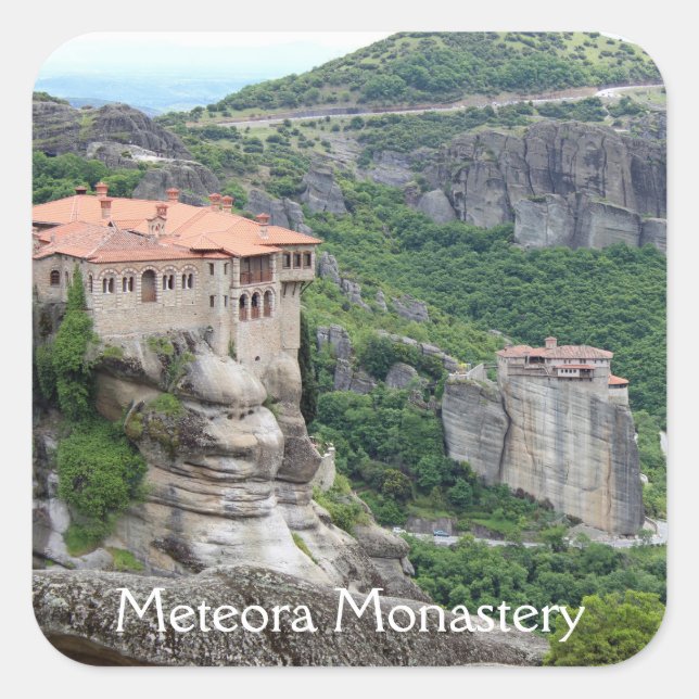 Monastère de Meteora 2 Sticker (Devant)