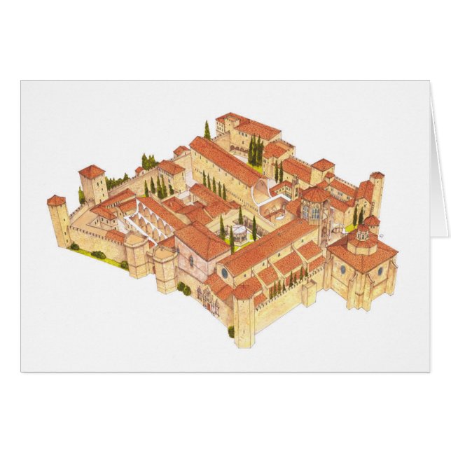 Monastère de Poblet. La Catalogne Espagne (Devant horizontal)