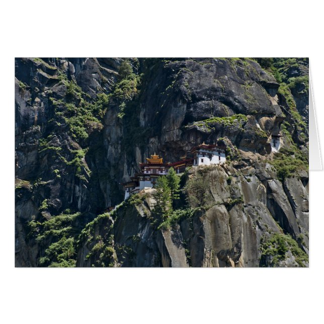 Monastère de Taktsang sur la falaise, Paro, Bhouta (Devant horizontal)