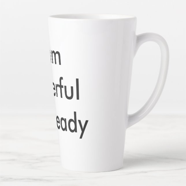 Monday Magic Latte Mug – Funny Coffee Quote for Wo (Droite)
